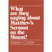 3473X: What Are They Saying about Matthew's Sermon on the Mount